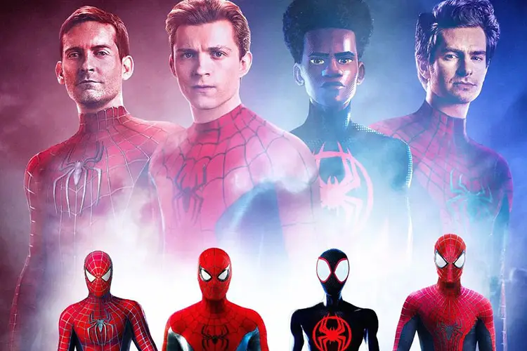 Spider Man Film Marvel Pahlawan Remaja Multiverse Aksi